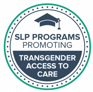 SLPs Promoting Trans Access to Care Badge