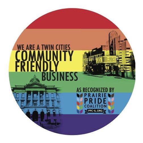 Twin Cities community friendly business logo